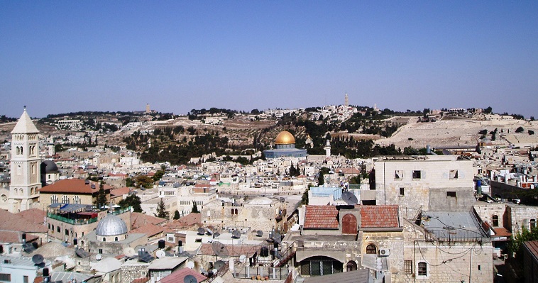 ירושלים הרים סביב לה ממגדל דוד