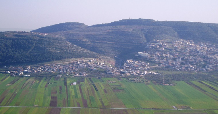 בקעת בית נטופה מרכס יודפת הררית