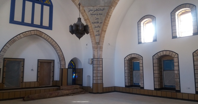 פנים אולם הטקיה זאוויה עכו