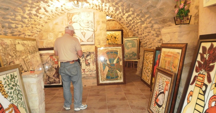 גלריות ציורים ברובע יהודי צפת