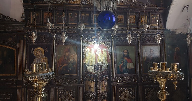 איקונוסטזיס כנסיית סן סימון ירושלים