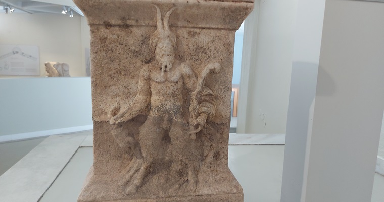 האל פאן במוזיאון תאסוס יוון