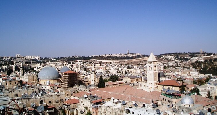 הרובע הנוצרי ממגדל דוד